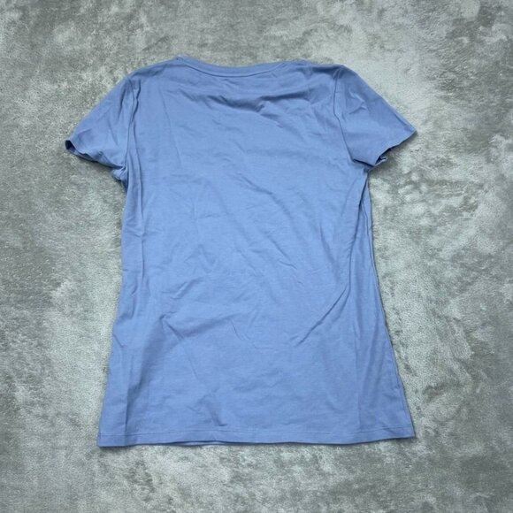 DKNY Sport Womens Blue Graphic Logo T-Shirt Size Small d0042 - Picture 6 of 7